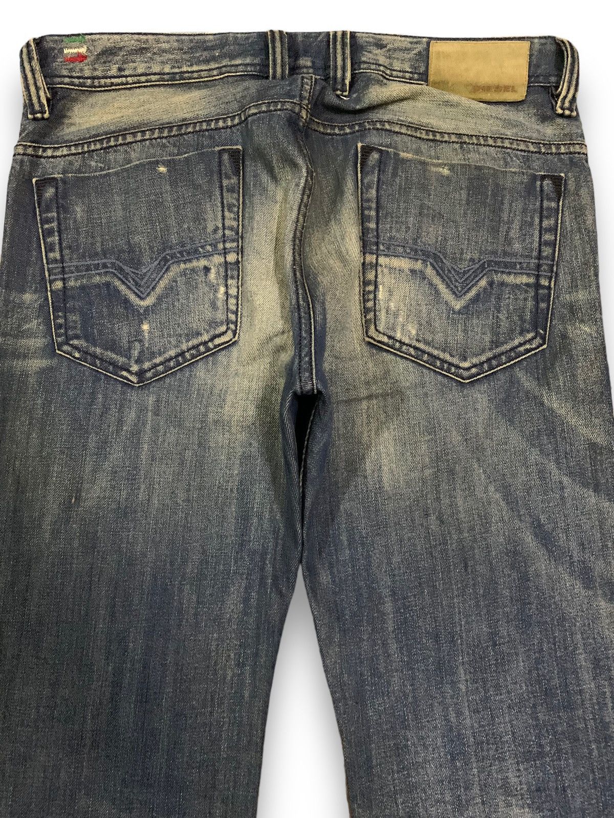 Diesel Vintage Diesel Industry Safado Mud Wash Button Fly Jeans Size US 31 - 14 Thumbnail