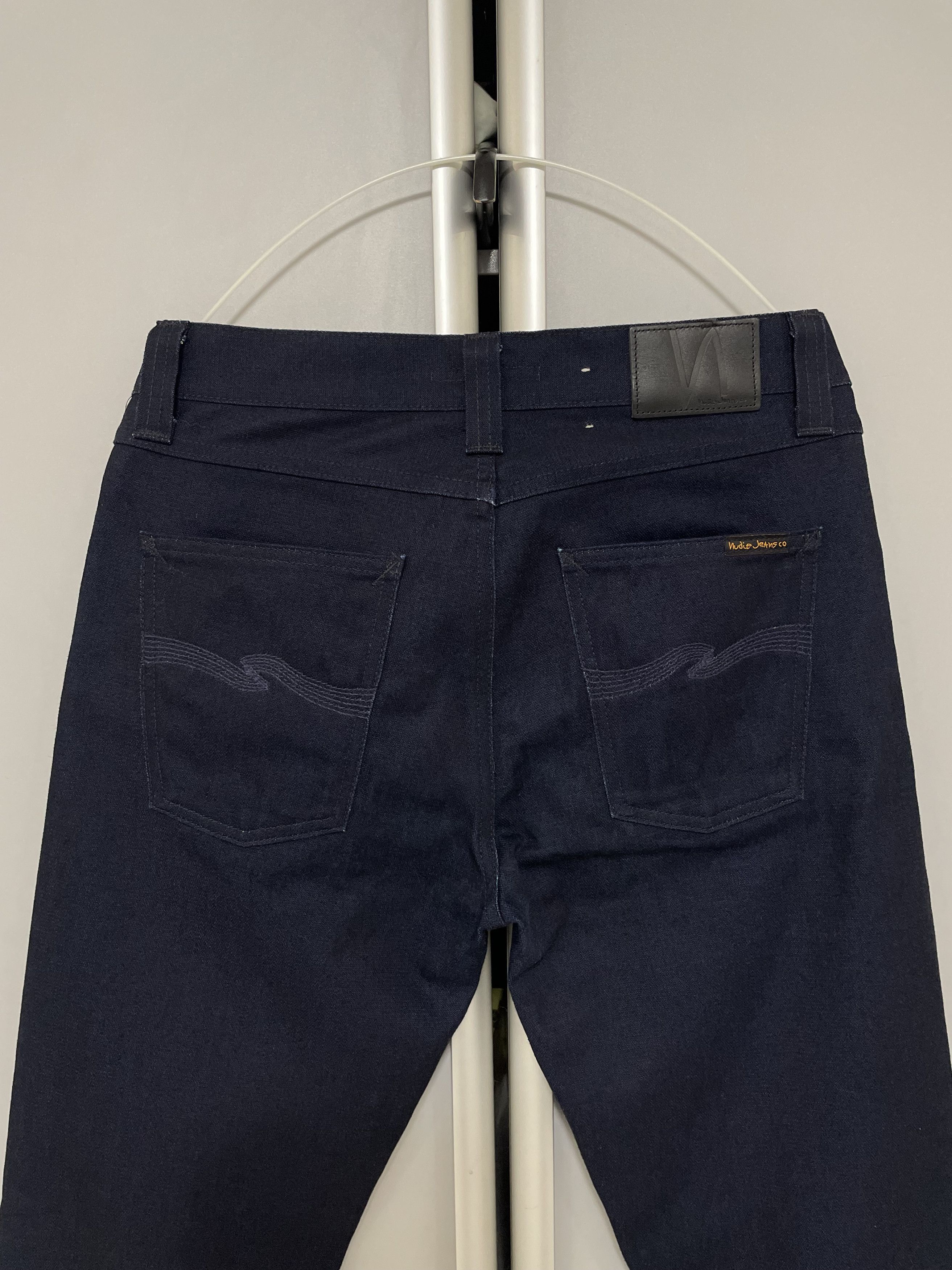 Nudie Jeans Nudie Jeans Steady Eddie Dry Broken Navy Jeans Denim Pants Size US 30 / EU 46 - 6 Thumbnail