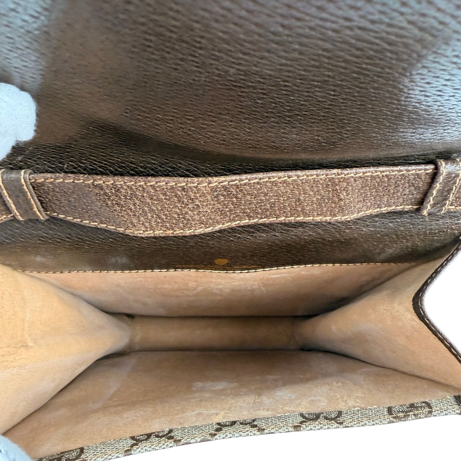 Gucci Gucci Vintage Vertical Canvas Shoulder Bag Size ONE SIZE - 16 Thumbnail