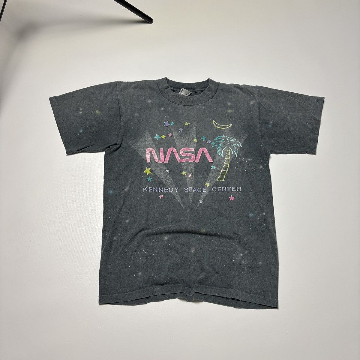 NASA × Vintage y2k NASA faded vintage 1991s jdm KENNEDY SPACE CENTER 90s Size US M / EU 48-50 / 2 - 1 Thumbnail