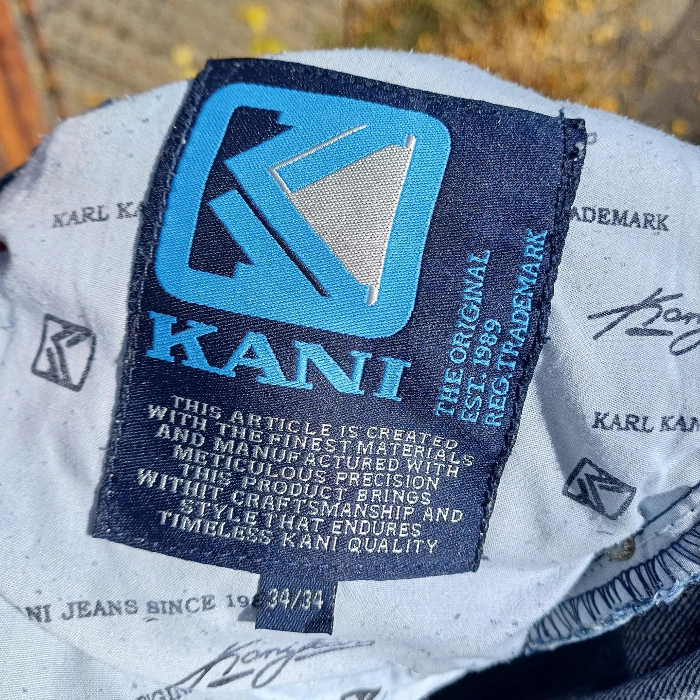 Karl Kani × Vintage Karl Kani Vintage Rap Jeans Size US 34 / EU 50 - 5 Thumbnail
