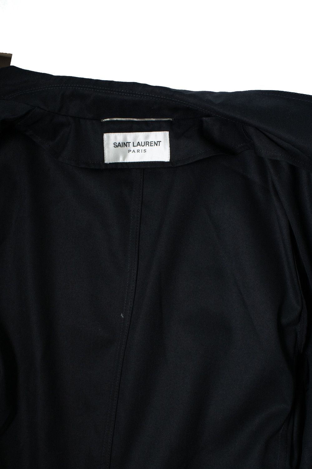 Saint Laurent Paris Saint Laurent, black cotton mix trench coat 2019 Size US L / EU 52-54 / 3 - 8 Thumbnail