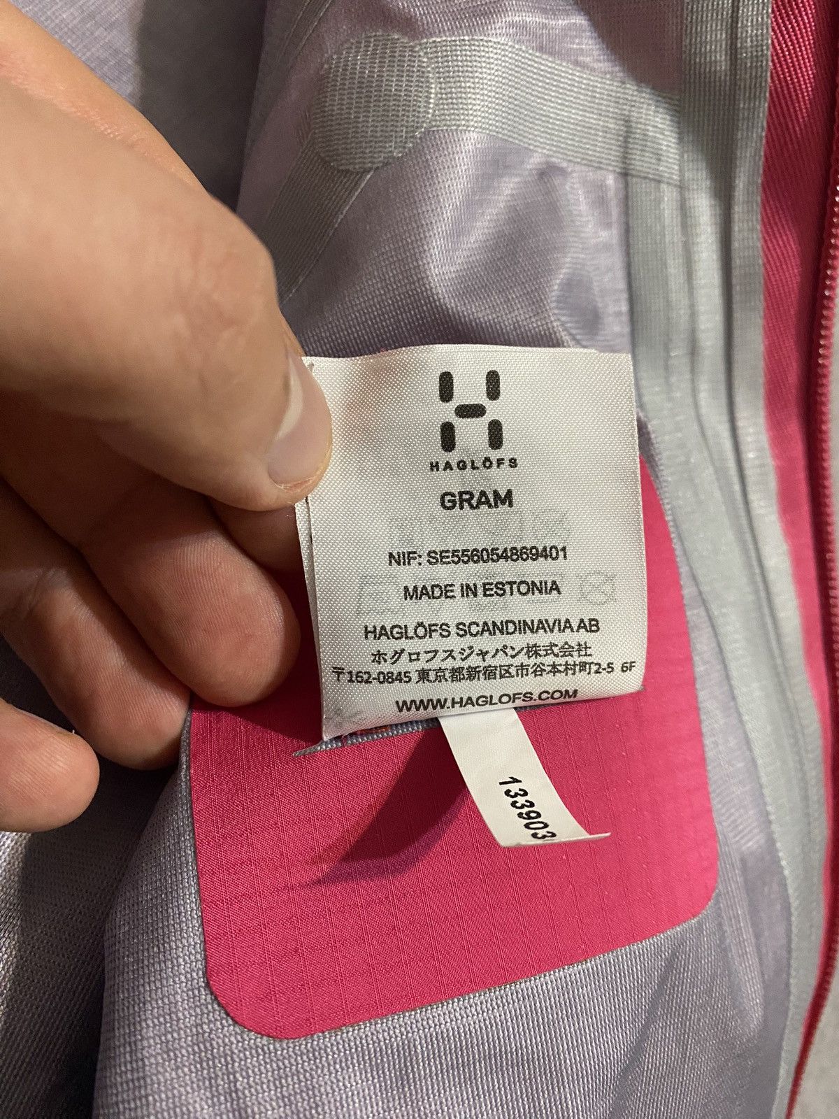 Haglofs Haglofs Gram Pink Gore-Tex Active Jacket Lightweight Size S / US 4 / IT 40 - 10 Thumbnail