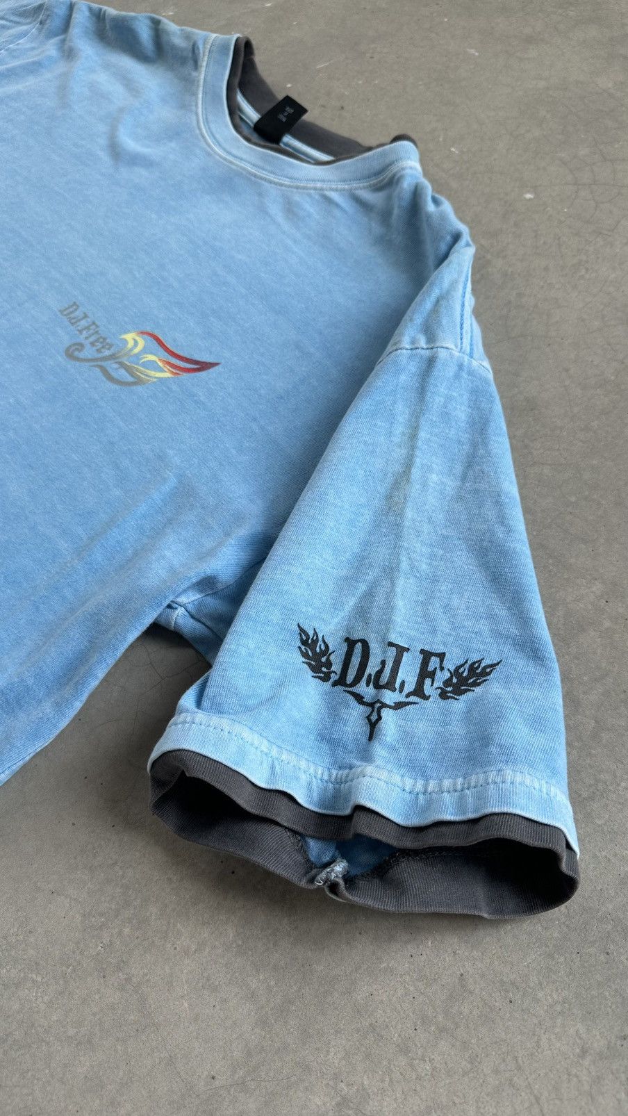 Japanese Brand × Vintage D.J. FREE JAPANESE GRAPHIC Y2K TEE Size US L / EU 52-54 / 3 - 5 Thumbnail