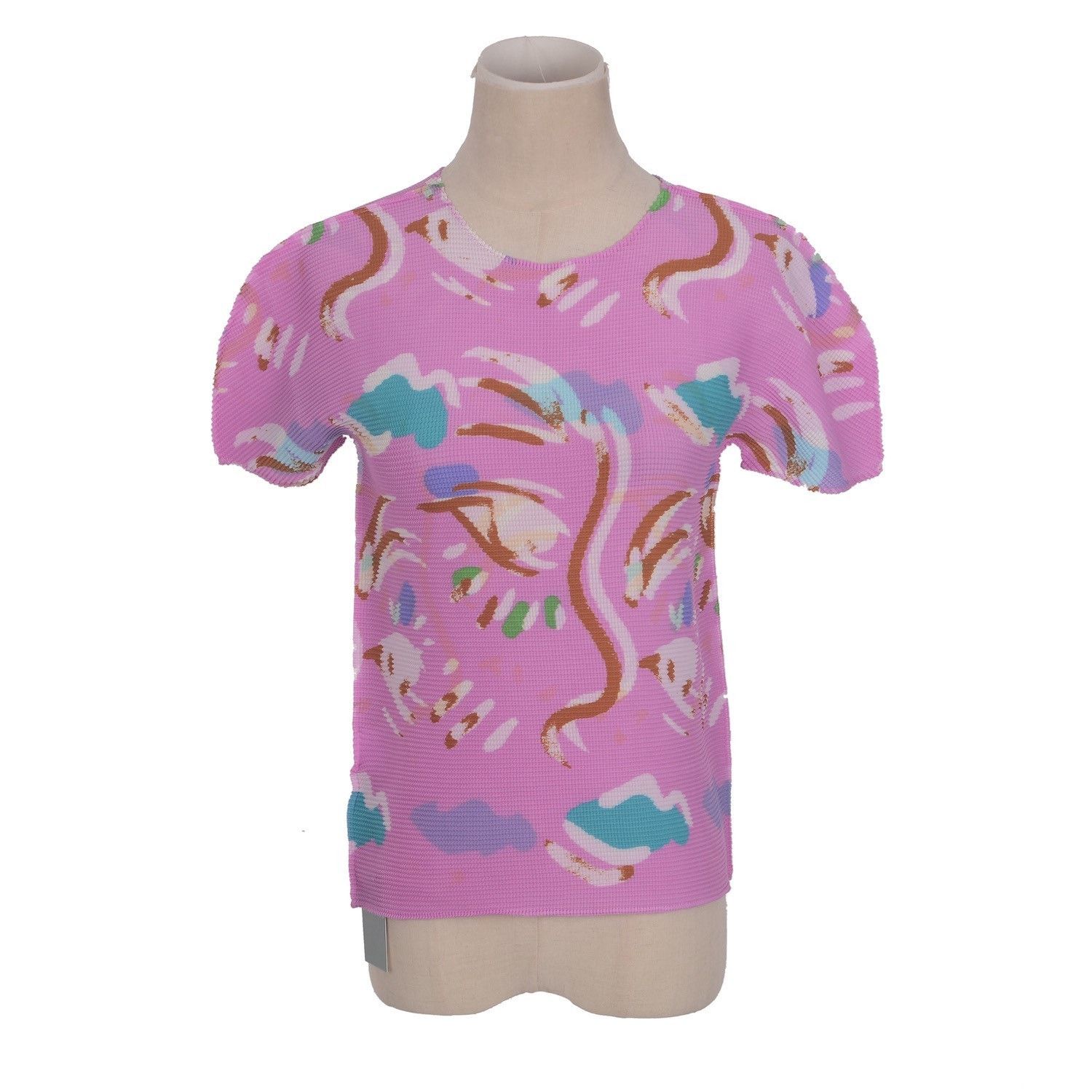 Issey Miyake Issey Miyake Me Series Pink Print Top Size M / US 6-8 / IT 42-44 - 1 Thumbnail