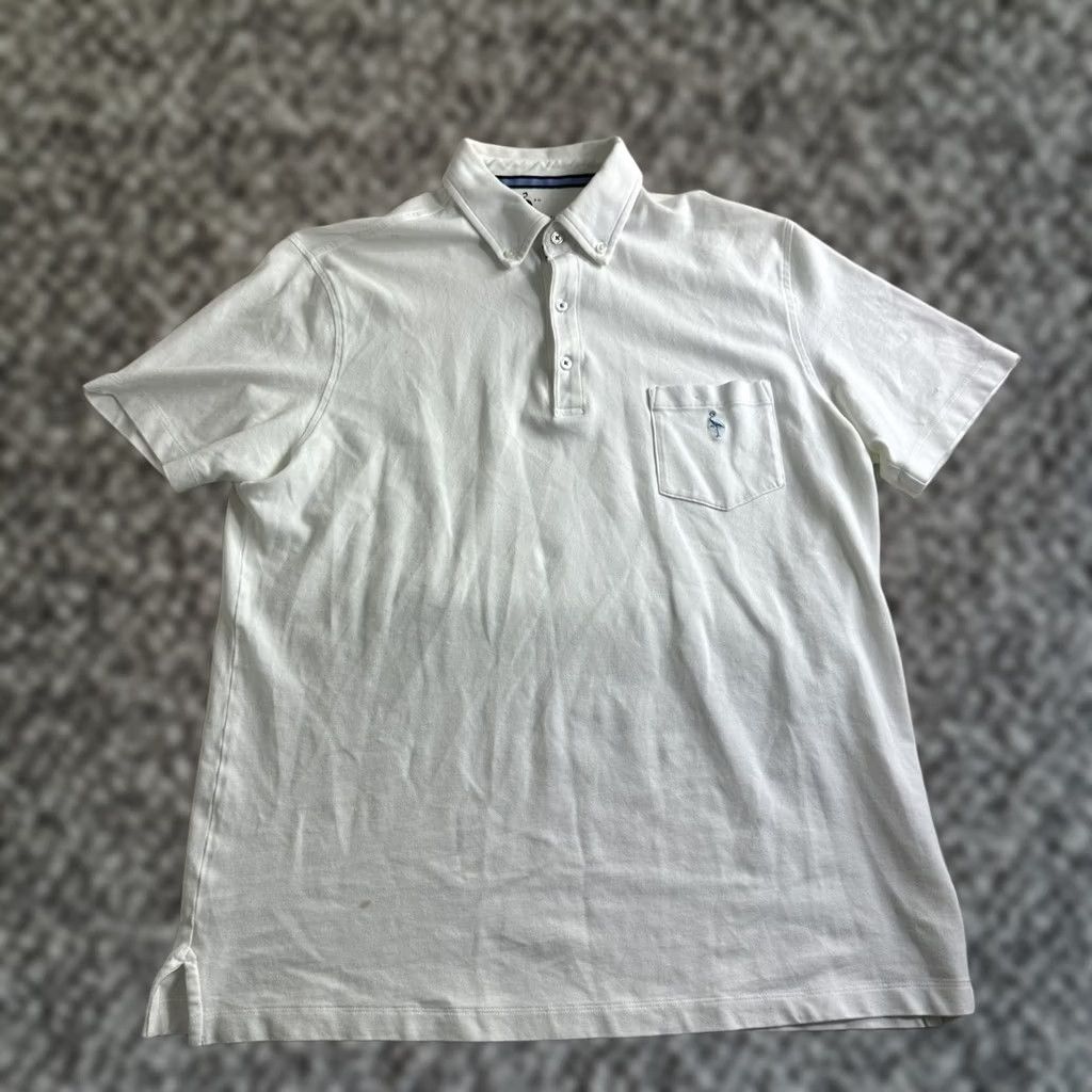 Tailorbyrd TAILORBYRD Golf Polo Shirt Men’s Large Flamingo White Preppy Shirt Size US L / EU 52-54 / 3 - 1 Thumbnail
