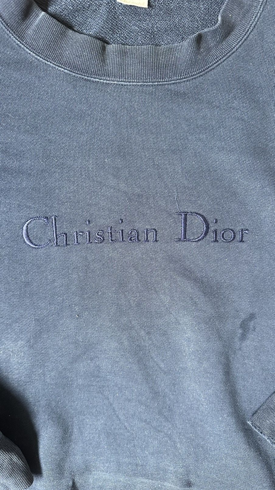 Christian Dior Monsieur VINTAGE CHRISTIAN DIOR JUNIOR SPELLOUT SWEATSHIRT Size US L / EU 52-54 / 3 - 2 Thumbnail