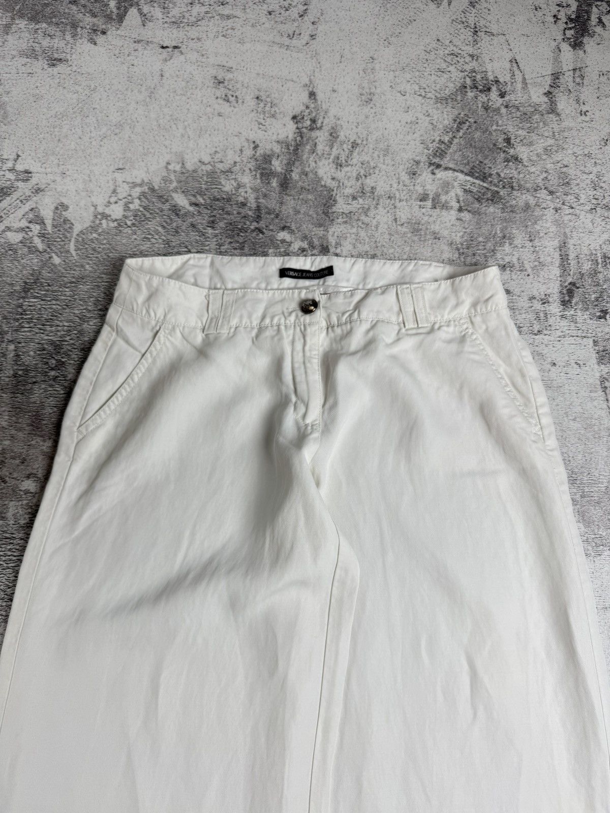 Versace Jeans Couture Versace VJC Over Wide Leg Baggy Classic 00s Pants Trousers Size 30" / US 8 / IT 44 - 6 Thumbnail