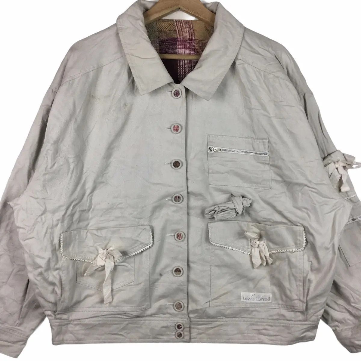Vintage Vtg LEWIS CARROLL Baracuta Jacket Parka Trench Outdoor Size L / US 10 / IT 46 - 2 Thumbnail
