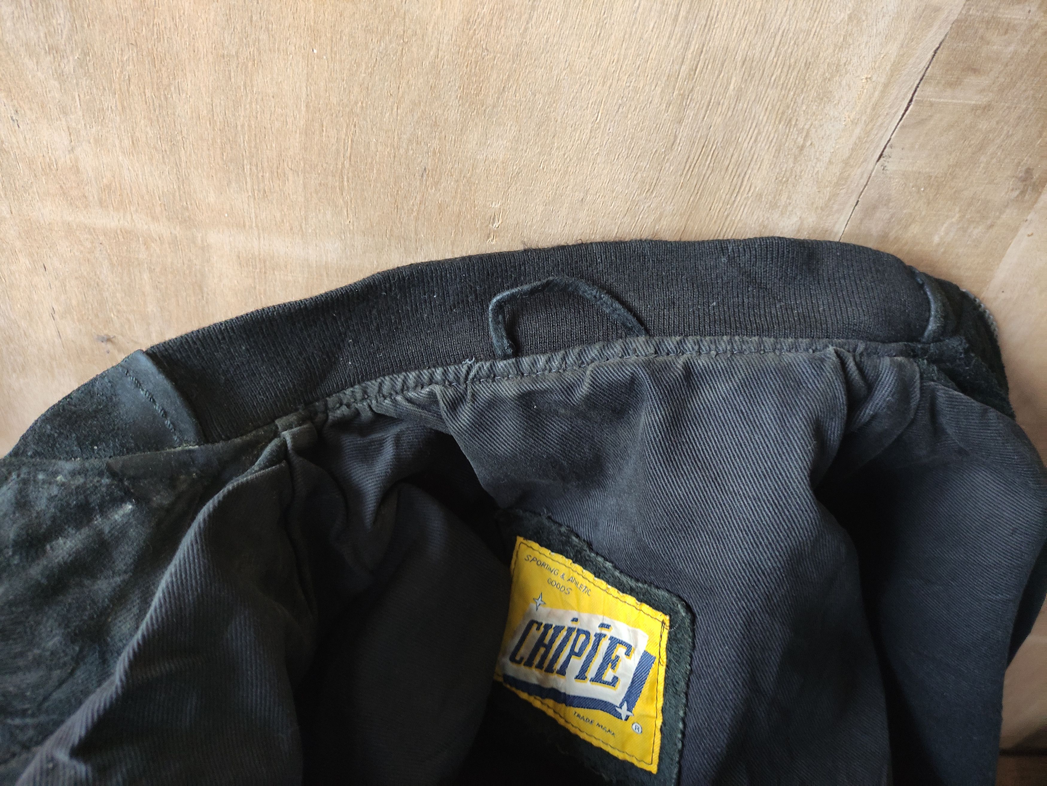 Vintage 80's CHIPIE SUEDE LEATHER BOMBER JACKET RIRI ZIPPER Size US M / EU 48-50 / 2 - 17 Thumbnail