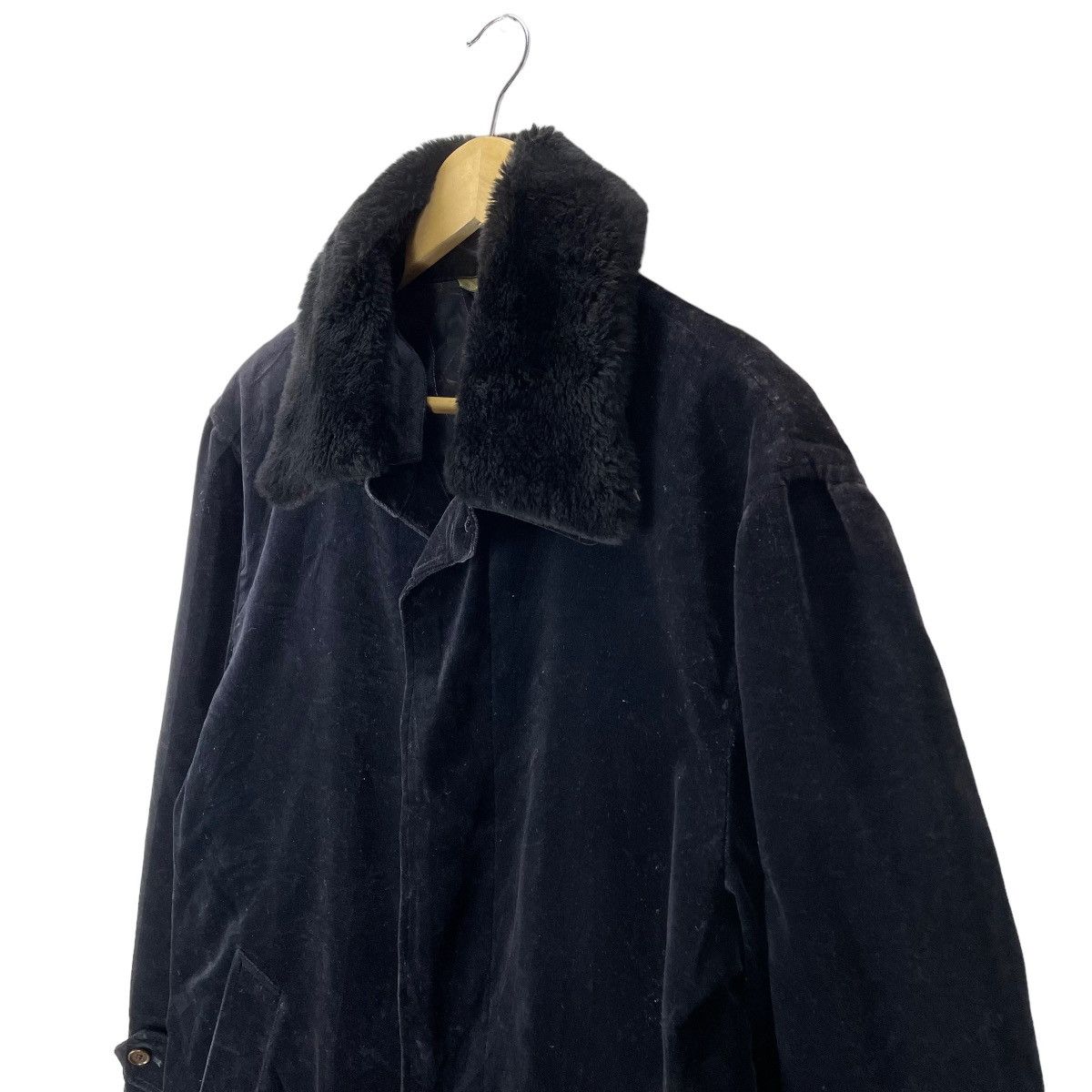 Velvet 🔥YOHJI YAMAMOTO A.A.R VELVET MOLESKIN FUR COLLAR JACKET Size US XL / EU 56 / 4 - 7 Thumbnail