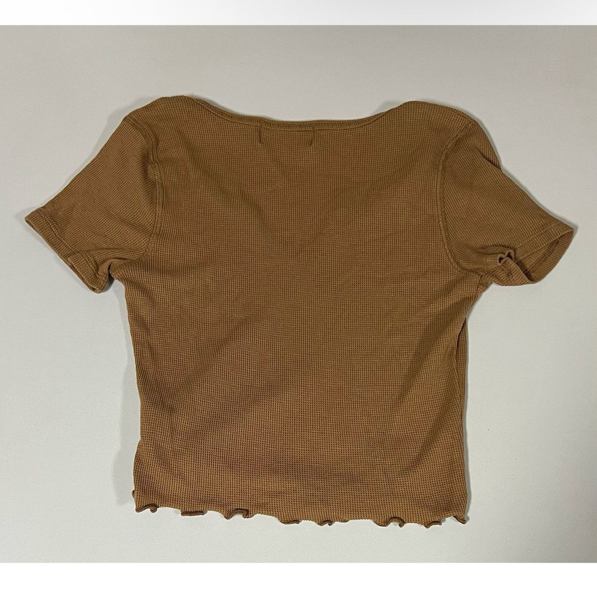 Haute Hippie Hippie Love Brown Beige V-Neck Shirt Top Blouse Tee Size S🤎✨ Size S / US 4 / IT 40 - 4 Thumbnail
