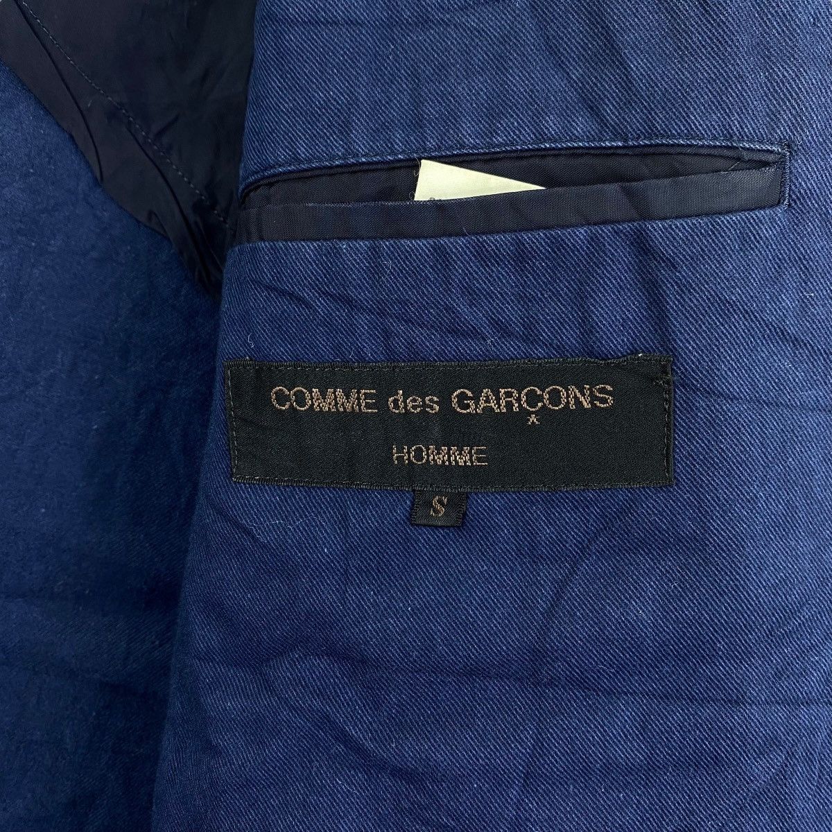 Comme des Garcons COMME Des GARCONS Homme Blazer Jacket Linen Indigo Size US S / EU 44-46 / 1 - 4 Thumbnail