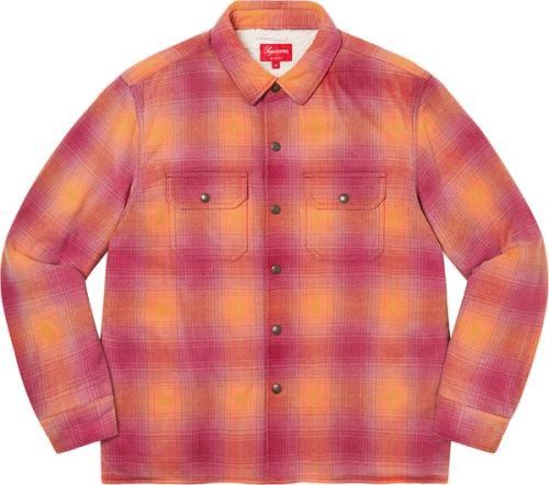 Other Supreme Shearling Lined Flannel Shirt Size US L / EU 52-54 / 3 - 5 Thumbnail