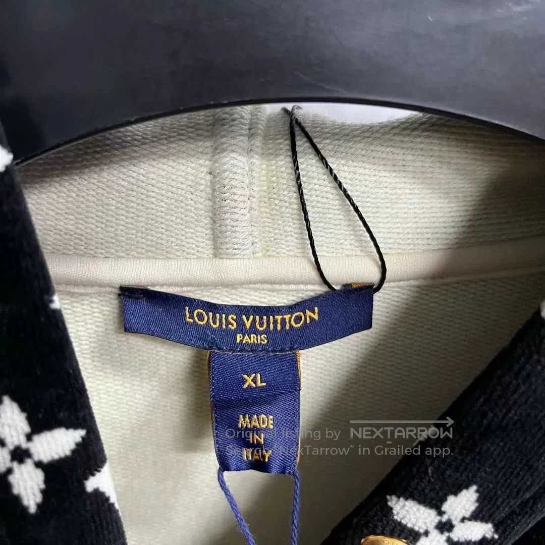Louis Vuitton Louis Vuitton Black Logo Print Hoodie. Size US XL / EU 56 / 4 - 2 Thumbnail