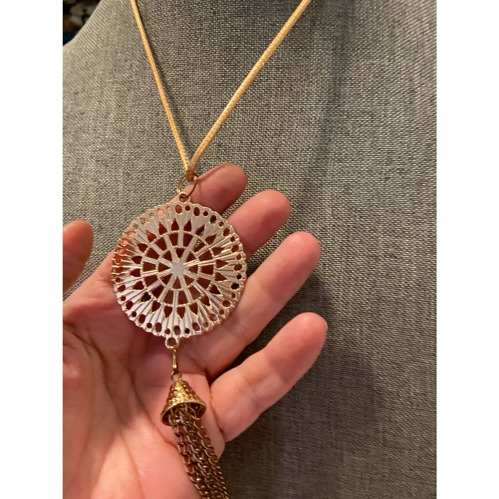 Handmade tassel necklace Size ONE SIZE - 3 Thumbnail
