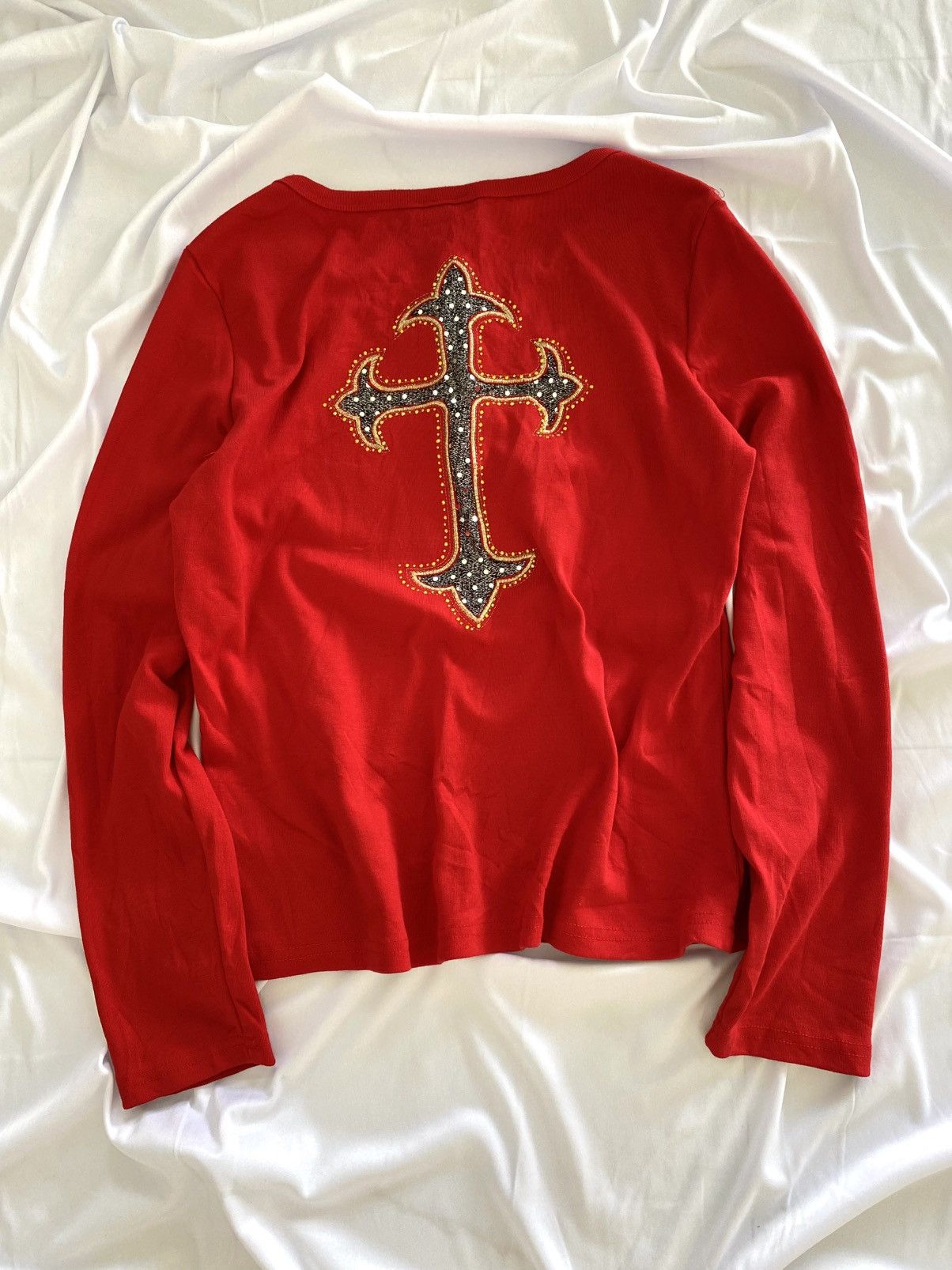 GOSTAR DE FUGA × If Six Was Nine × Le Grande Bleu (L.G.B.) japan grunge longsleeve cross undefined style Size S / US 4 / IT 40 - 2 Thumbnail