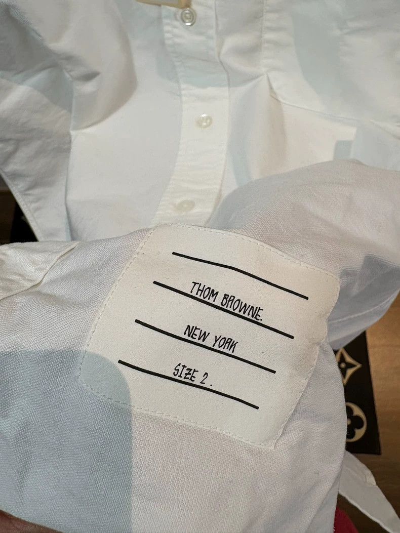 Thom Browne Thom Browne size2 Classic short-sleeved shirt Size US M / EU 48-50 / 2 - 4 Thumbnail