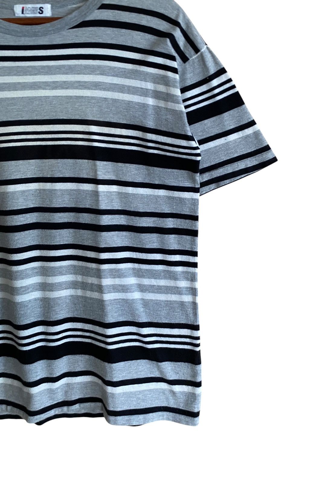 Issey Miyake Vintage Japanese Brand Issey Miyake Striped T-shirt 1990s Size US M / EU 48-50 / 2 - 4 Thumbnail