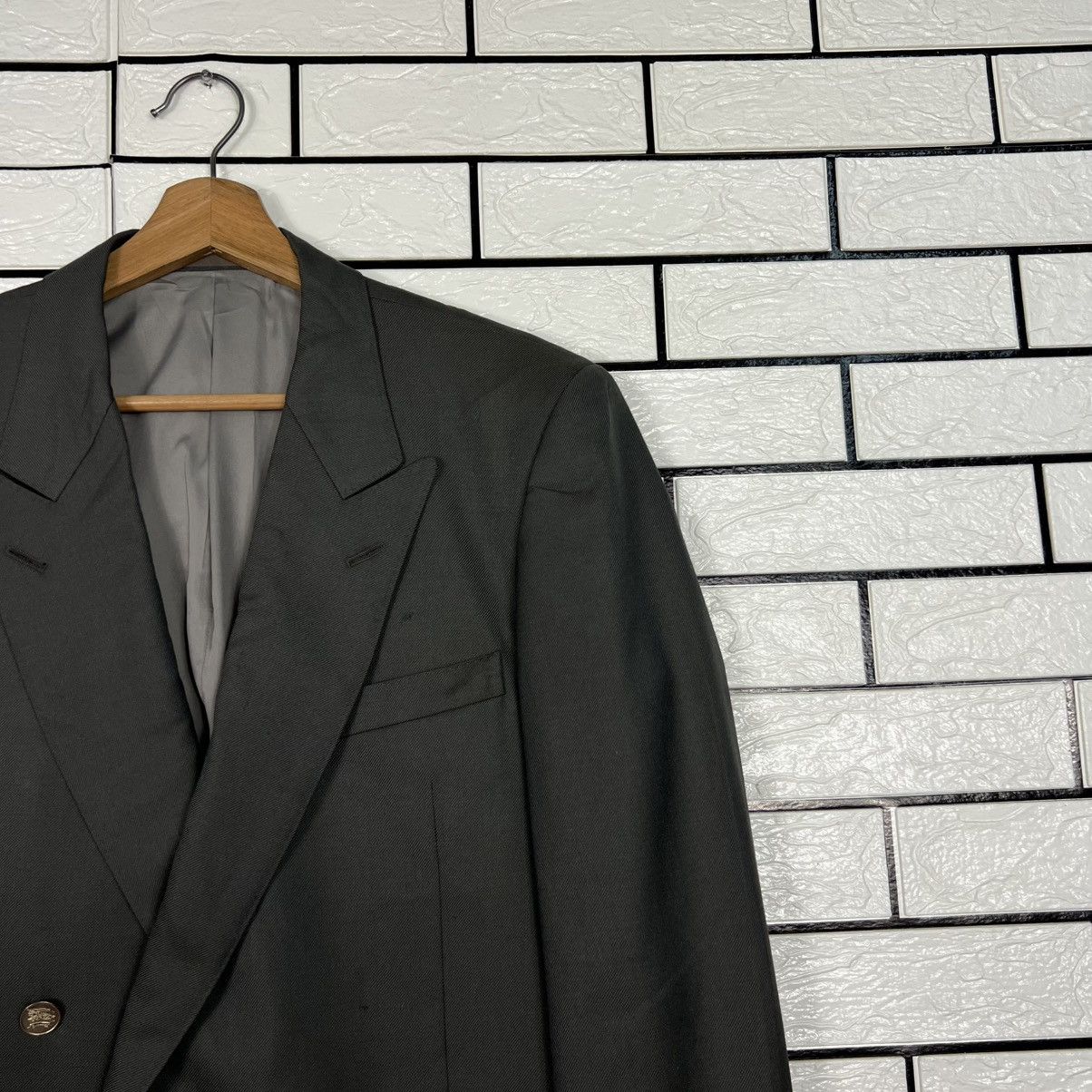 Burberry Vintage 90's BURBERRYS Wool & Mohair Blazer #4055-C184 Size 42R - 4 Thumbnail
