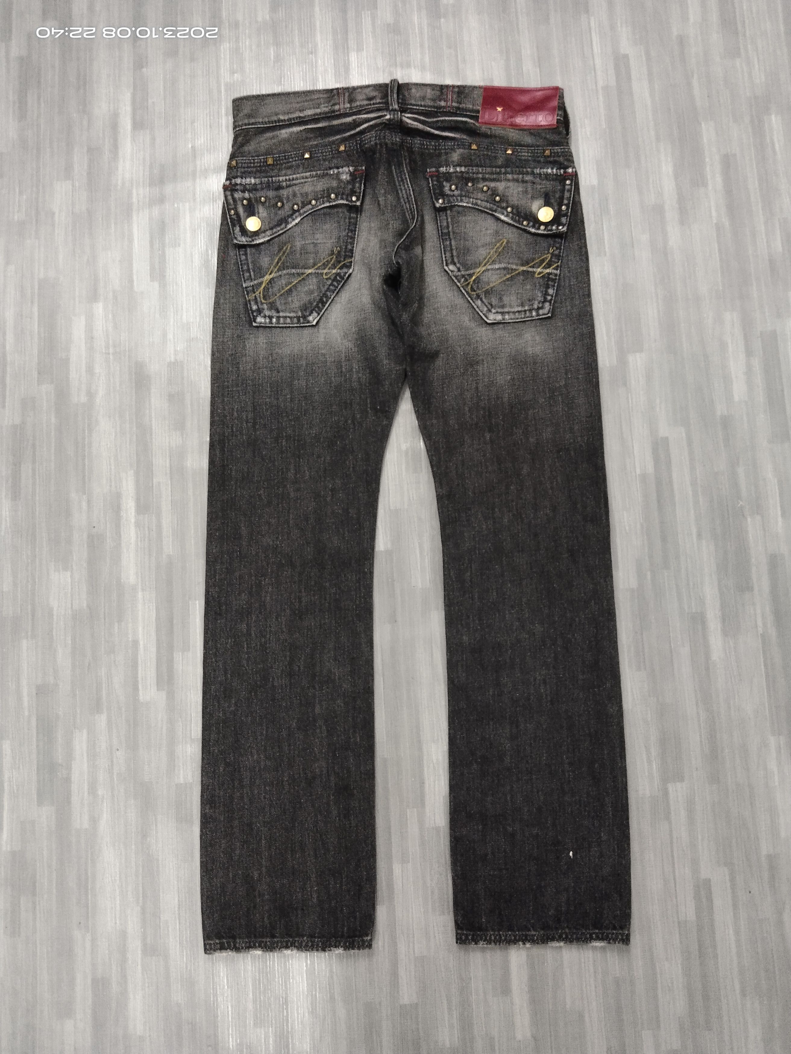 Japanese Brand SICK RIPED WASHED BLACK LIBERTO DENIM PANTS Size US 32 / EU 48 - 3 Thumbnail