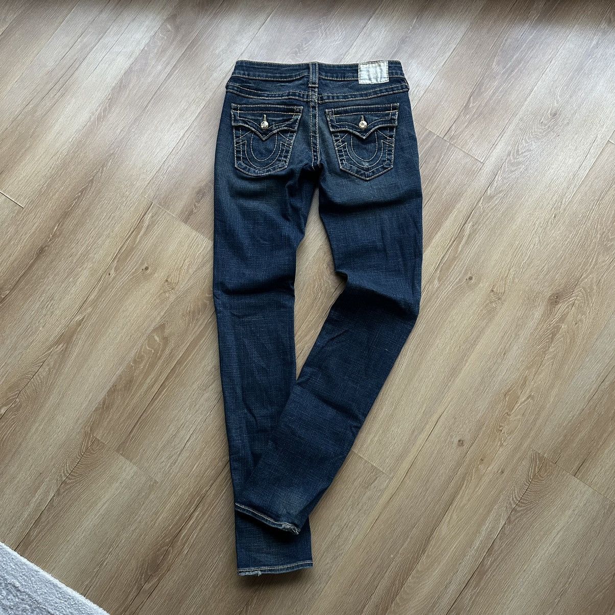 True Religion True Religion Swarowski Crystals Y2K Low Rise Skinny Jeans Size 27" / US 4 / IT 40 - 1 Thumbnail