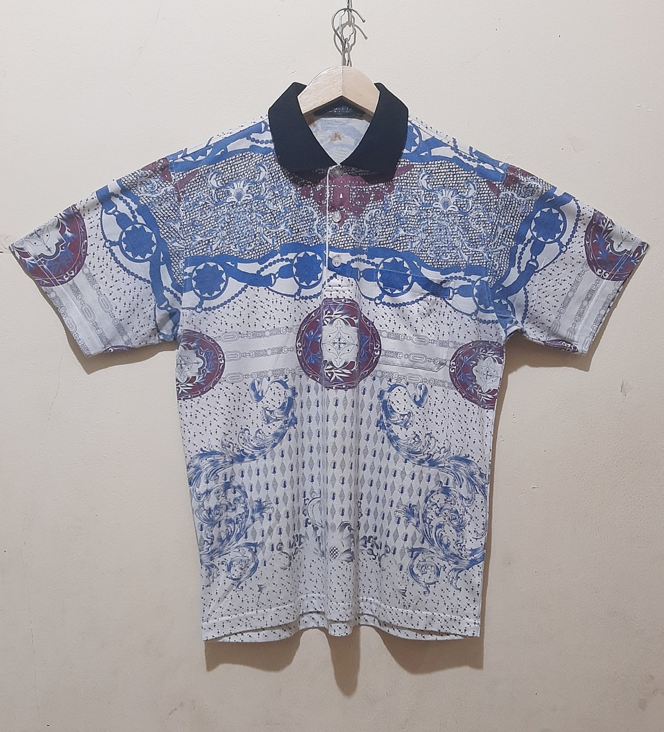 Christian Dior Monsieur × Dior Vintage Polo Shirt Christian Dior Monsieur Print Pattern Size US L / EU 52-54 / 3 - 6 Thumbnail