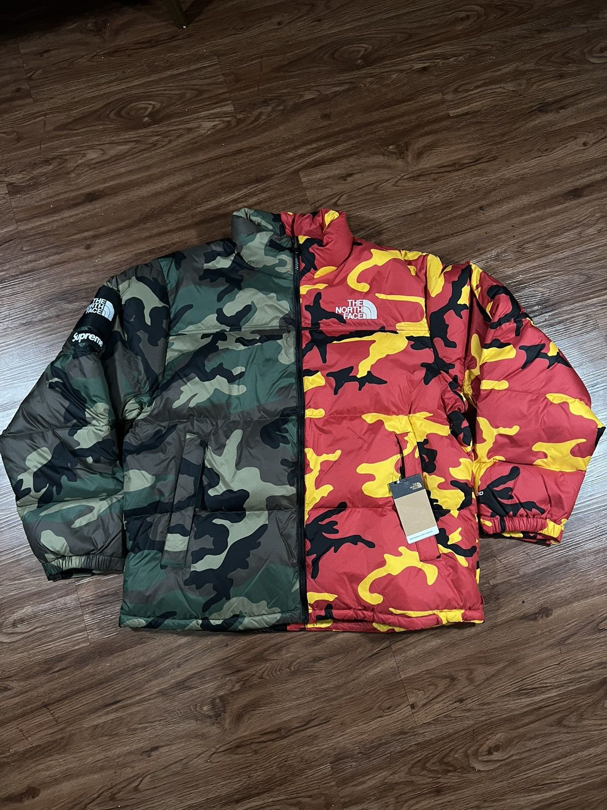 Supreme Supreme The North Face Nuptse Jacket Spectra Yellow XL | Grailed