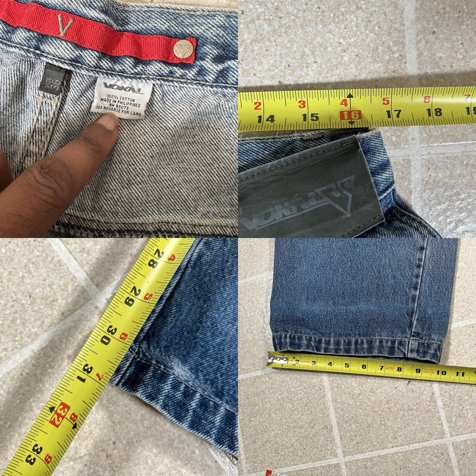 JNCO VINTAGE Y2K Vokal Jeans Denim Pants Hiphop Wide-Leg Baggy 32 Men 31 Inseam Blue Size 32 Wide-Leg Size US 32 / EU 48 - 8 Thumbnail