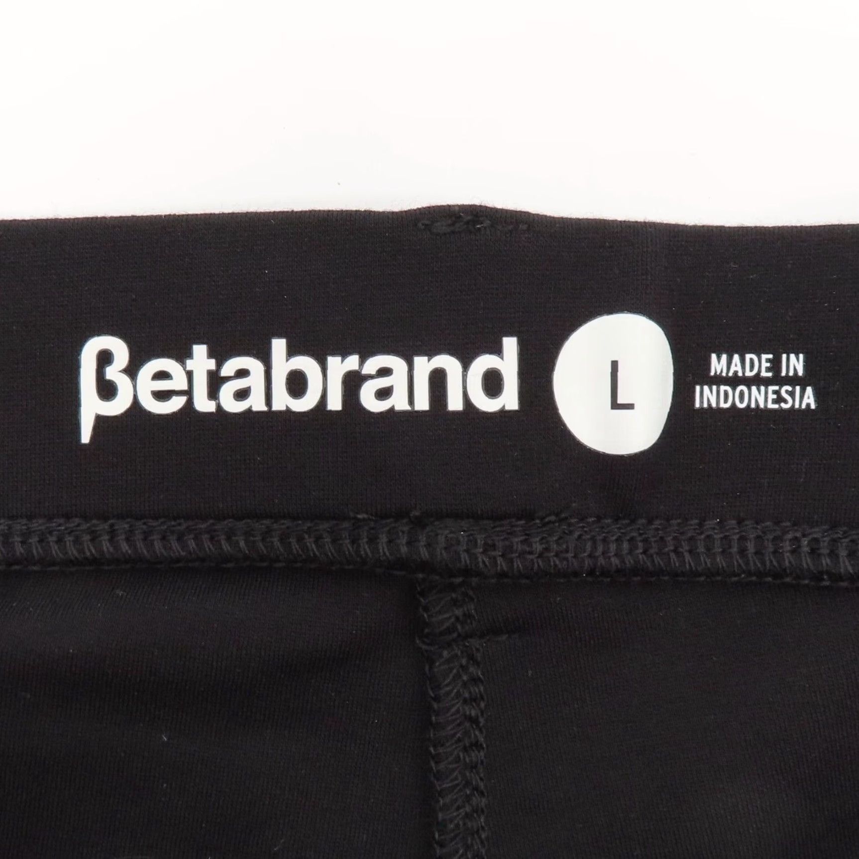 Vintage Betabrand Women Large W0249-BK Crop Classic Dress Yoga Pants Solid Black Size 36" / US 14 / IT 50 - 6 Thumbnail