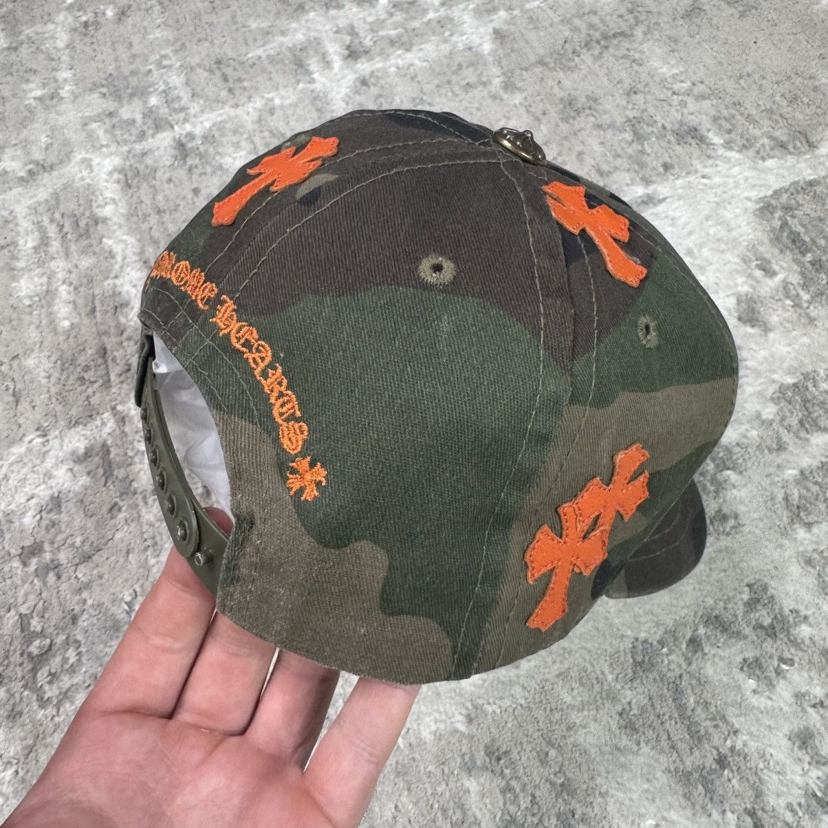 Chrome Hearts Camo cross patch baseball hat Size ONE SIZE - 9 Thumbnail