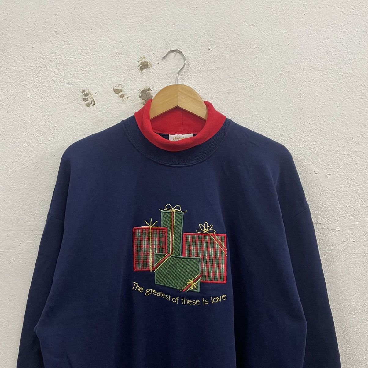 Vintage 🔥Vintage The Greatest Of These Love Gift Sweatshirts Size US L / EU 52-54 / 3 - 3 Thumbnail