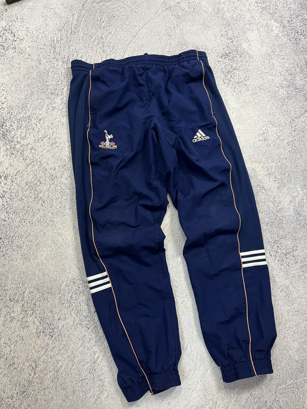 Adidas × Vintage Vintage Adidas Tottenham Nylon Drill Track Pants Rare 90’s Size US 34 / EU 50 - 3 Thumbnail