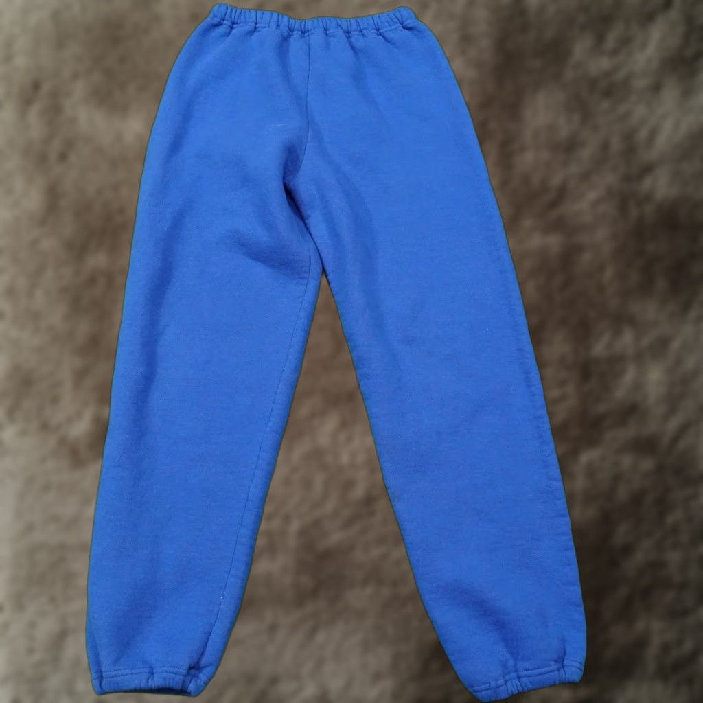 Russell Athletic VINTAGE Russell Athletic Sweatpants Pants Unisex Adults S Blue Fleece Elastic WAIST INSEAM 27 Fall Winter 90s Mens Womens Boys Girls Size US 29 - 1 Thumbnail