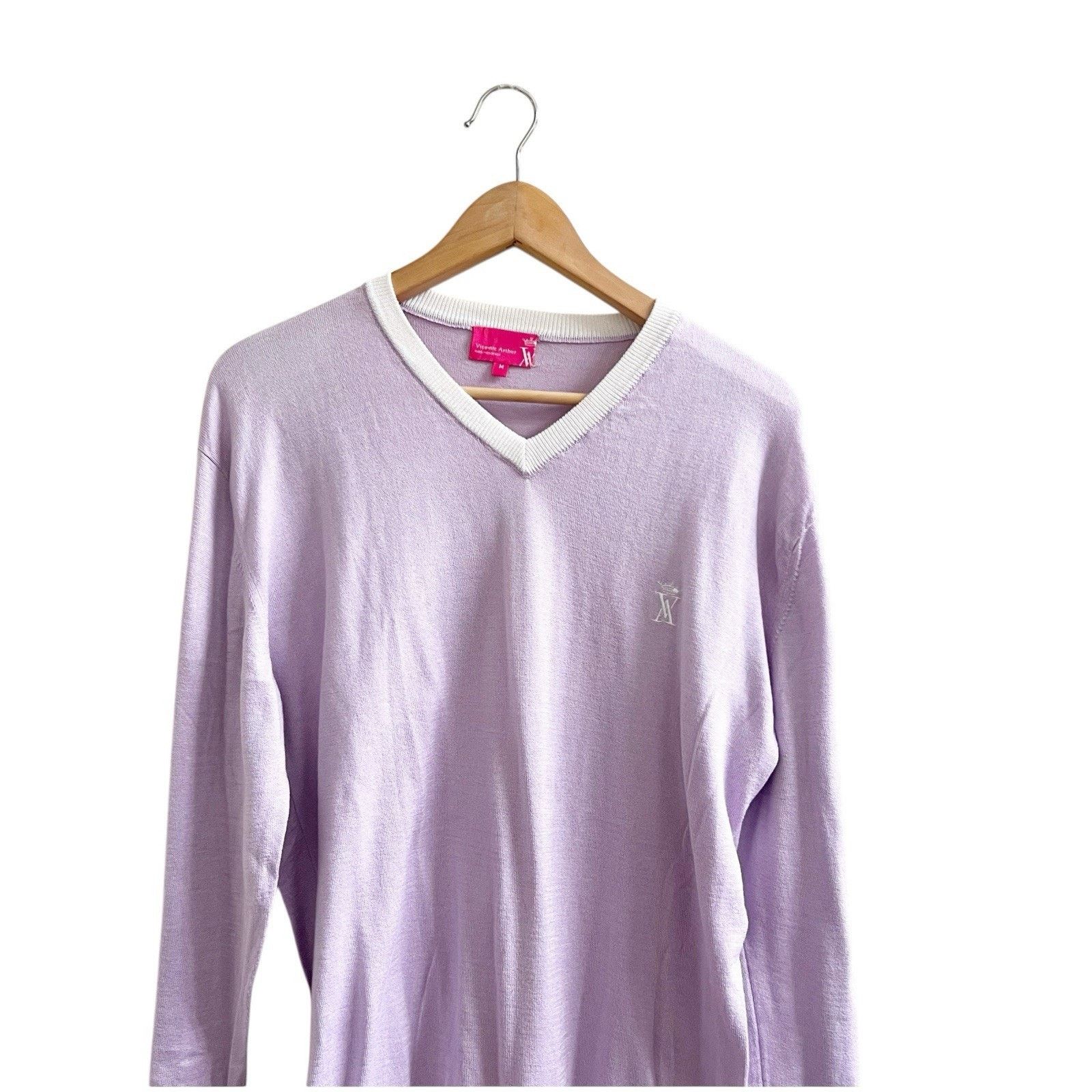 J.Crew Vicomte Arthur Paris Sweater Purple Size Medium Pima Cotton Size US M / EU 48-50 / 2 - 4 Thumbnail