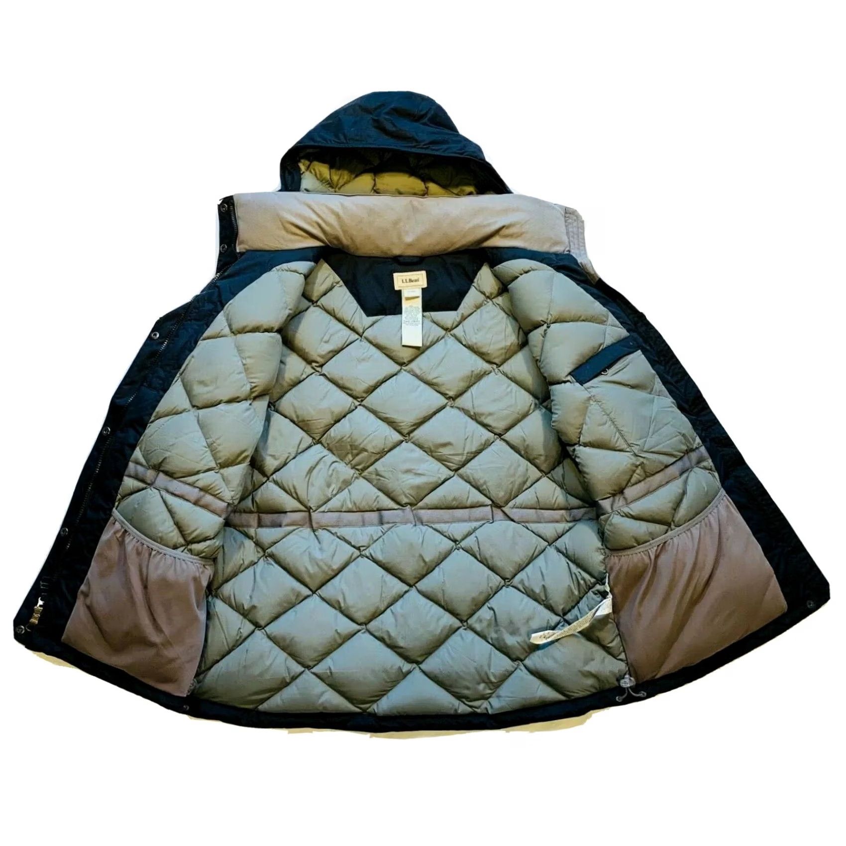 Vintage L.L. Bean Baxter State Parka Jacket Down Coat Insulated Waterproof Hooded Black XL Women Parka Jacket Falls, Winter, Outdoor Womens Size XL / US 12-14 / IT 48-50 - 4 Thumbnail