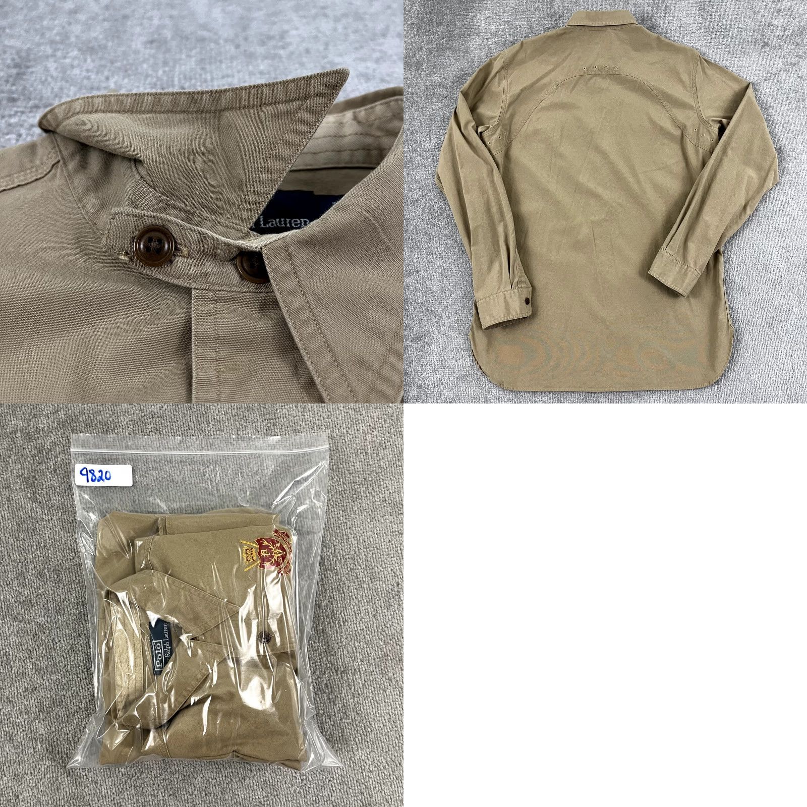 Polo Ralph Lauren POLO RALPH LAUREN Shirt Mens Medium Brown Embroidered 67th Tournament Button Up Size US M / EU 48-50 / 2 - 8 Thumbnail