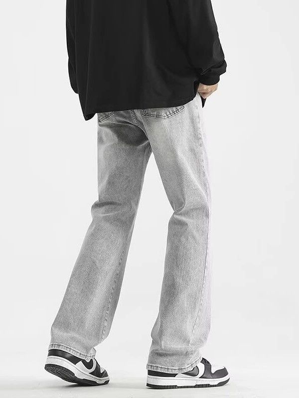 Japanese Brand × Jean American grey straight slim fit casual jeans y2k Size US 32 / EU 48 - 3 Thumbnail