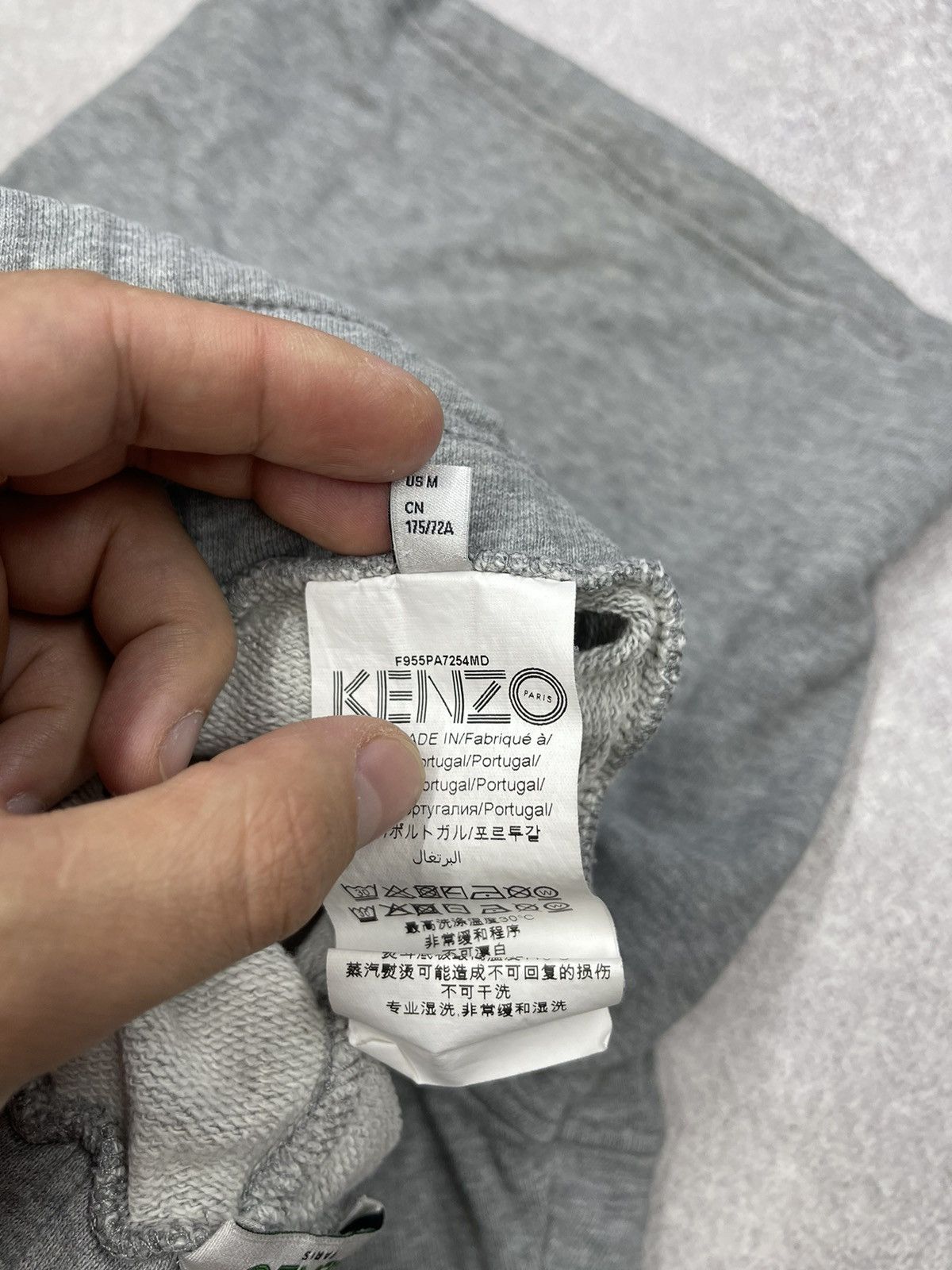 Kenzo Mens Kenzo Paris Grey Shorts Big Logo Size M Size US 32 / EU 48 - 10 Thumbnail