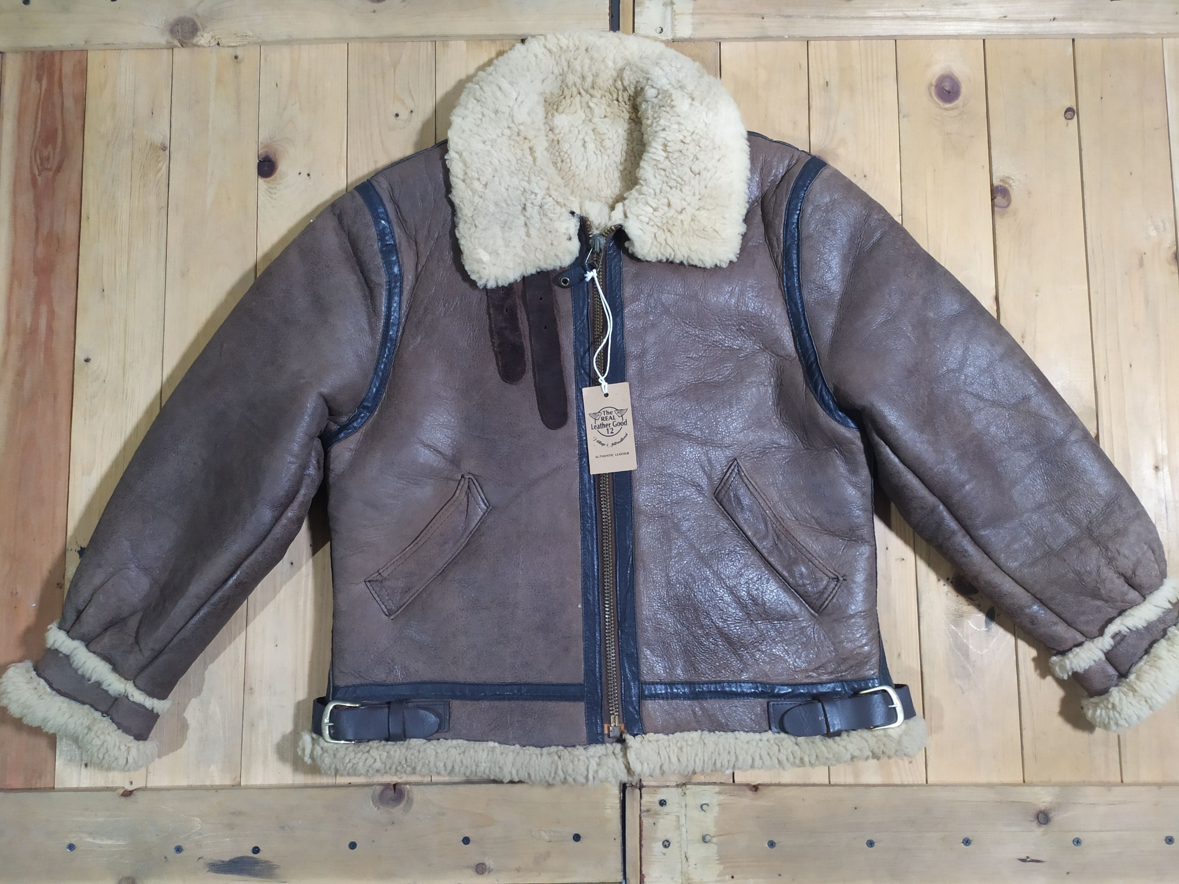 Golden Bear GOLDEN BEAR LEATHER TYPE B3 SHEEPSKIN FLIGHT JACKET Size US M / EU 48-50 / 2 - 1 Thumbnail