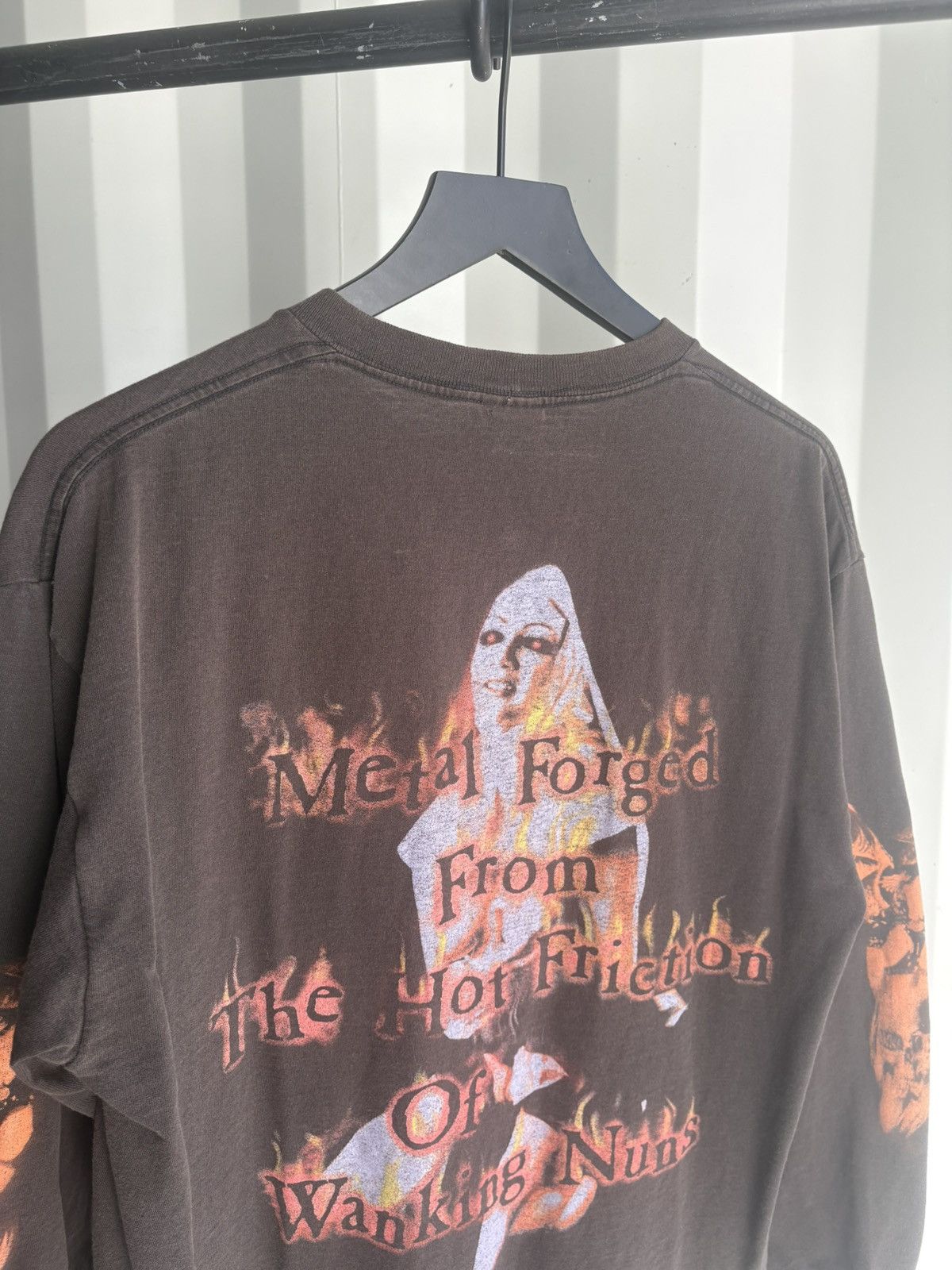 Band Tees Cradle of Filth Thrashed Sun Faded Distressed ERD GRUNGE Size US L / EU 52-54 / 3 - 5 Thumbnail