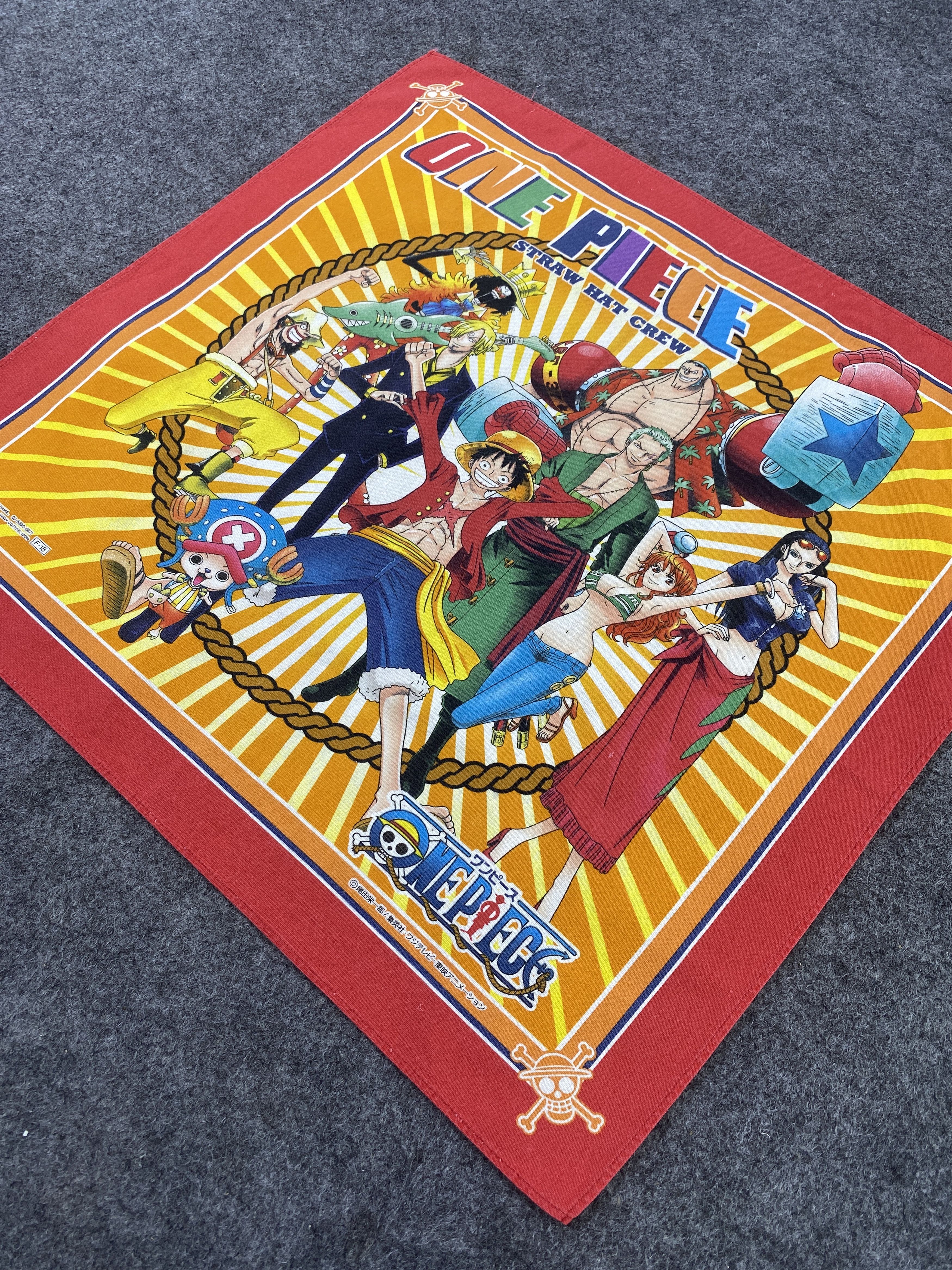Anime × Japanese Brand × One Piece One Piece Scarf / Handkerchief / Bandana / Headscarf-B116 Size ONE SIZE - 2 Thumbnail
