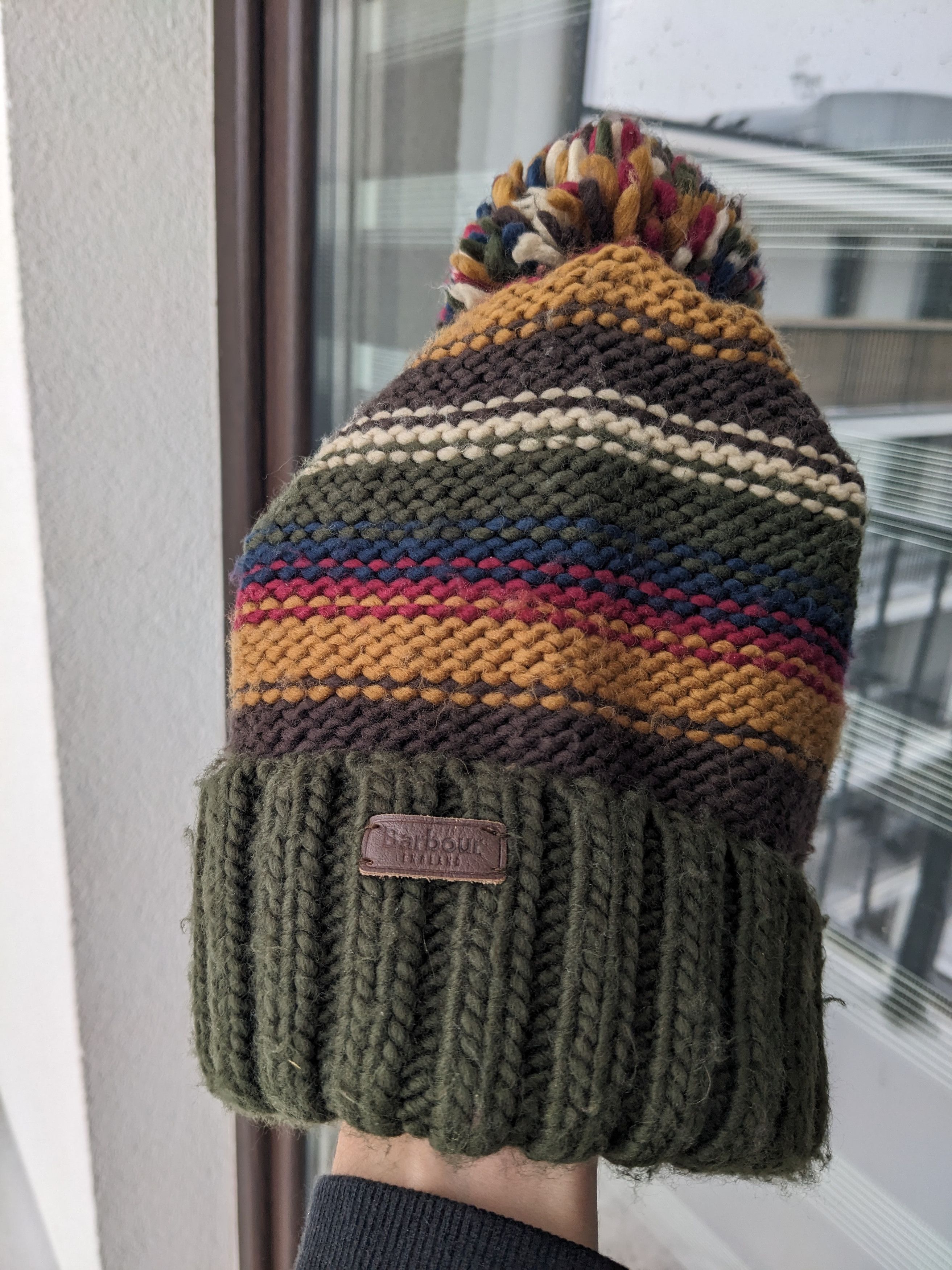 Barbour Vintage Barbour pom hat Grailed