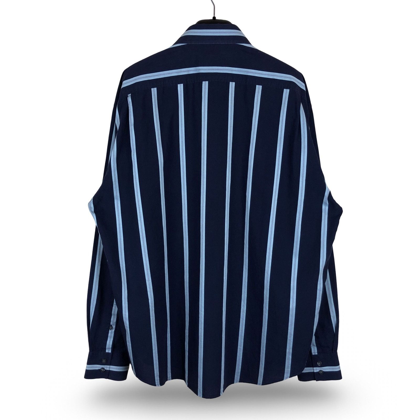 Yves Saint Laurent Vintage Yves Saint Laurent YSL Logo Striped Shirt Size US L / EU 52-54 / 3 - 3 Thumbnail