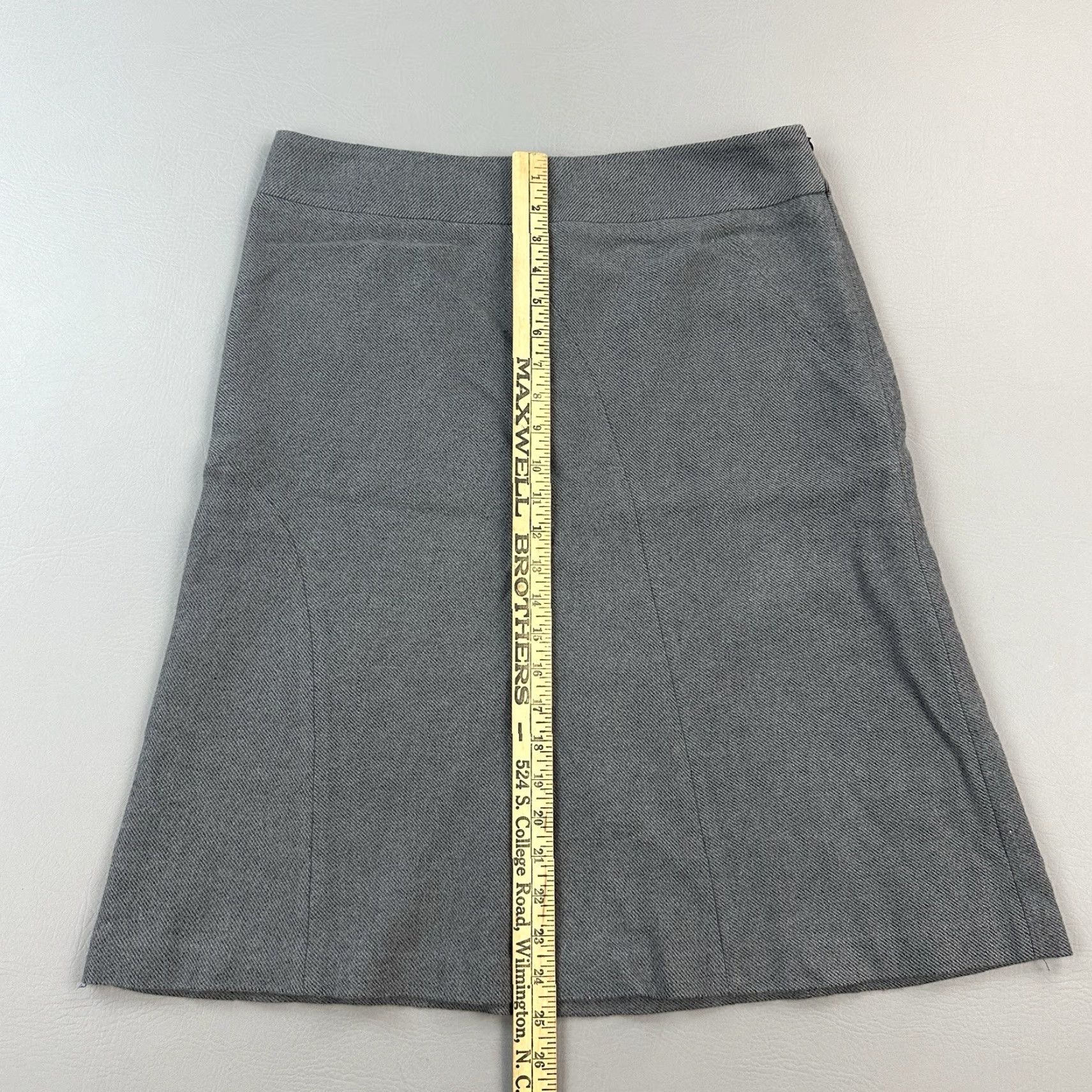 Eddie Bauer Eddie Bauer Skirt Women's 12 Gray Novelty Pattern Wool Blend A-Line Casual NWT Size 34" / US 12 / IT 48 - 2 Thumbnail