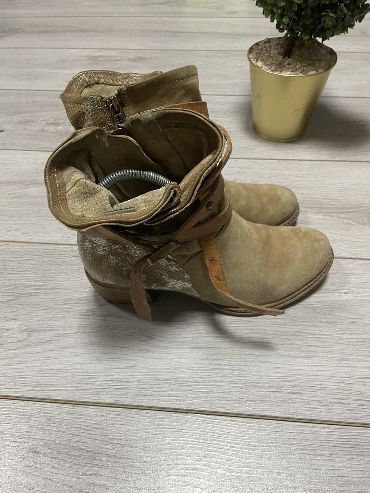 A.S.98 AS98 Airstep leather suedeengineered boots zip belts python Size US 10 / IT 40 - 3 Thumbnail
