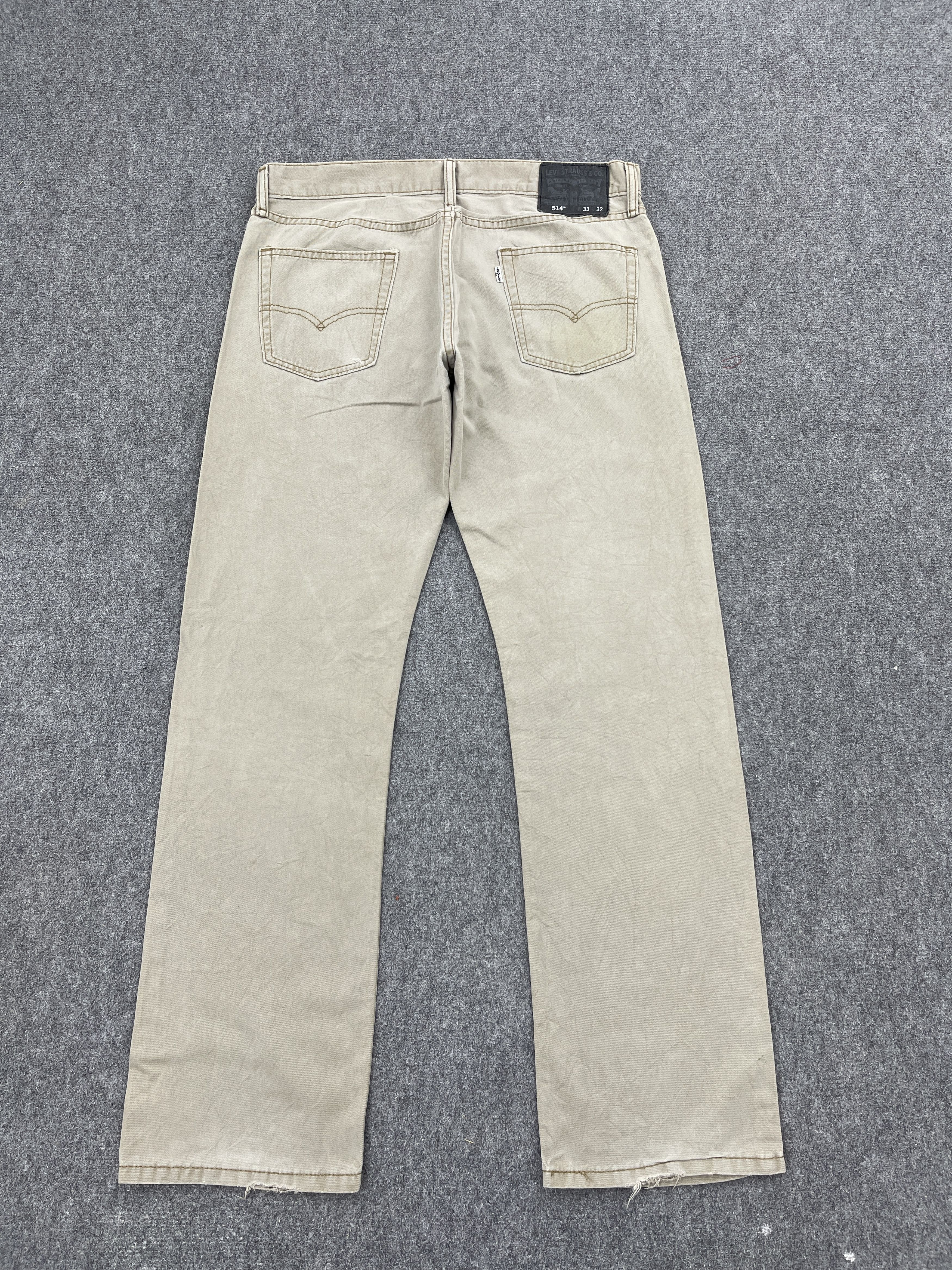 Levi's Vintage Levis 514 Straight Cut White Tab Jeans DP2510 Size US 34 / EU 50 - 3 Thumbnail