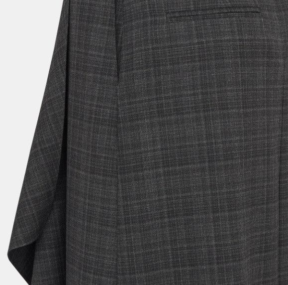 Dior o1w1db10824 Mid-Length Draped Skirt in Gray Size 25" / US 0 / IT 36 - 3 Thumbnail