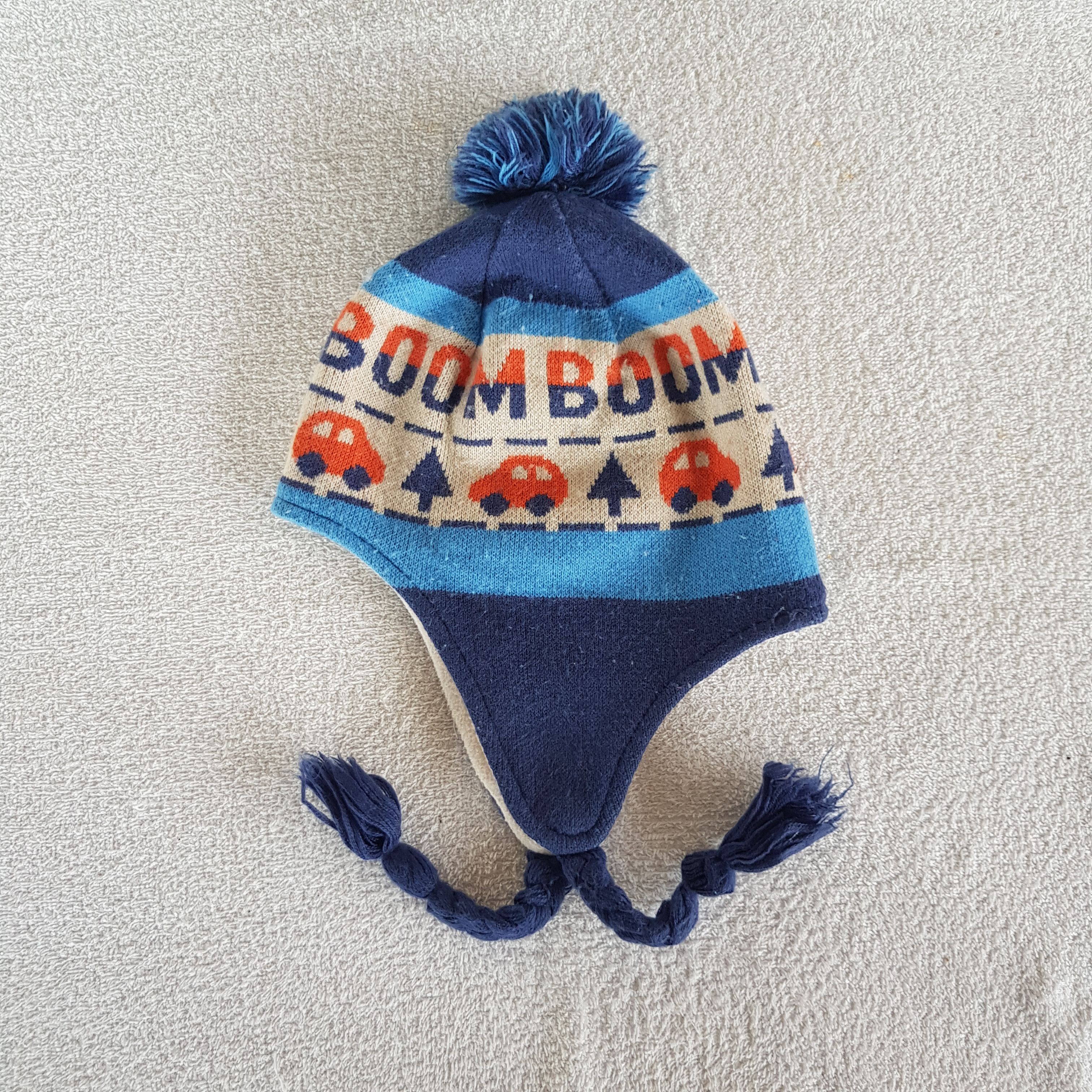 Other Vintage Japanese Earflap Beanie Ribbed Knit Snow Caps Hats. Size ONE SIZE - 5 Thumbnail
