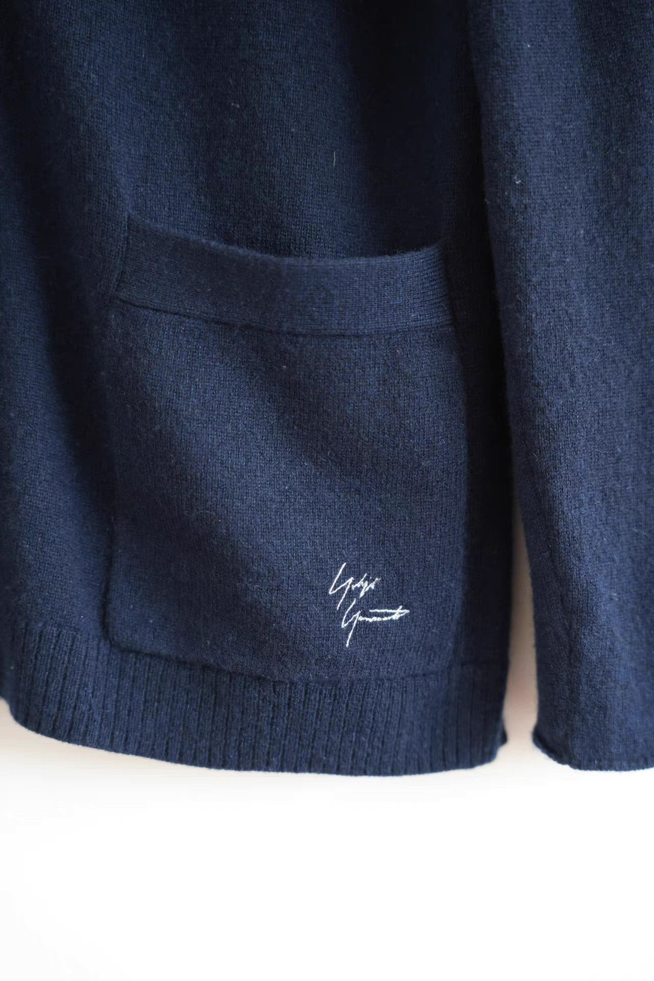 Yohji Yamamoto Yohji Yamamoto 13aw Embroidered Cashmere Cardigan K4 Size US L / EU 52-54 / 3 - 4 Thumbnail